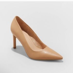 A New Day Pointed Toe Tan Pumps